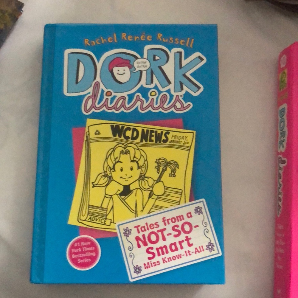 Hard cover Dork Diaries books 5, 10, 11, 12, 13